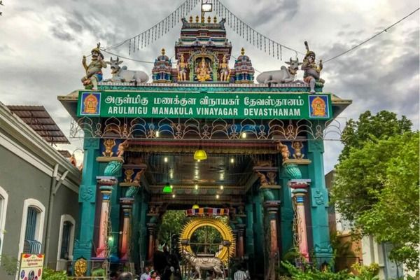 Manakula Vinayagar Temple White Town tour from Madurai – Pondicherry